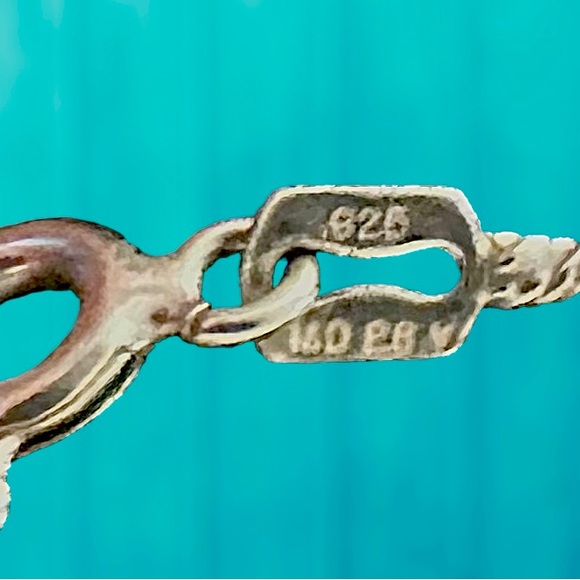 EUC! DELICATE STERLING SILVER BRACELET - Picture 5 of 5